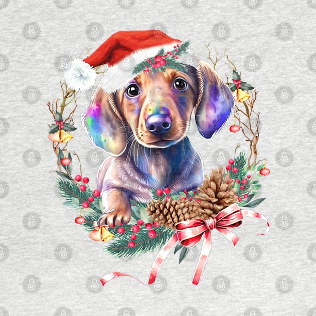 Christmas Dog Dachshund by Astramaze